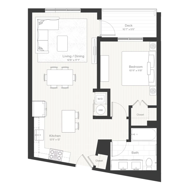 1515 Comm Ave · 1 bedroom · 1 bath