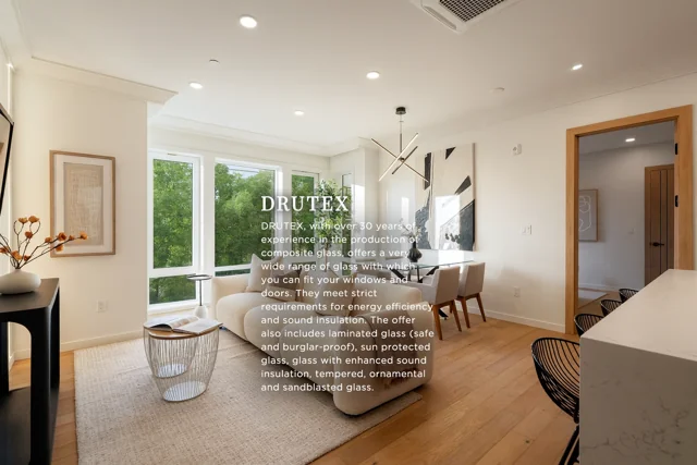 Amber Residences · Window and interior details