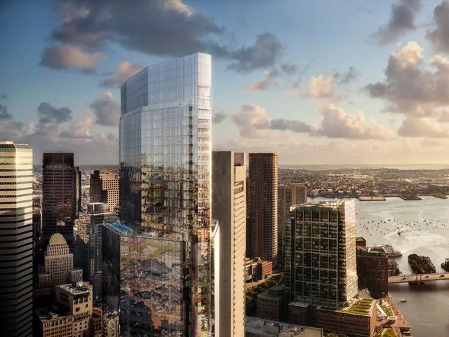 The Ritz-Carlton Residences, Boston, South Station Tower · Architectural illustration