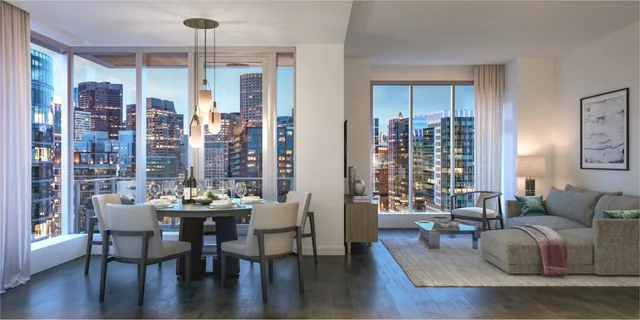 The St. Regis Residences, Boston · Architectural illustration