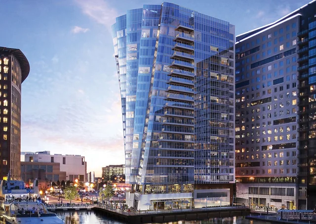 The St. Regis Residences, Boston · Architectural illustration