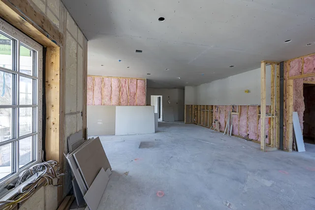 The Lex Residences · Construction-stage interior