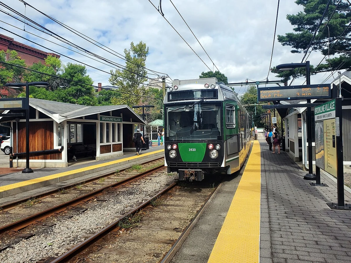 Green Line at Brookline Village