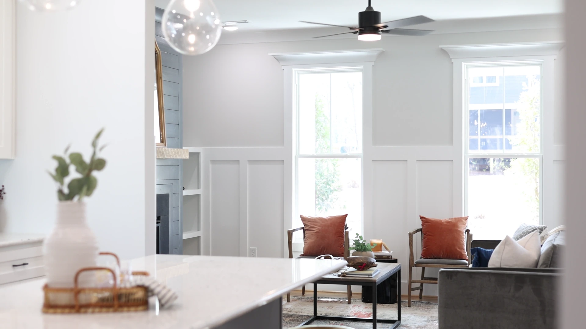 A bright living room