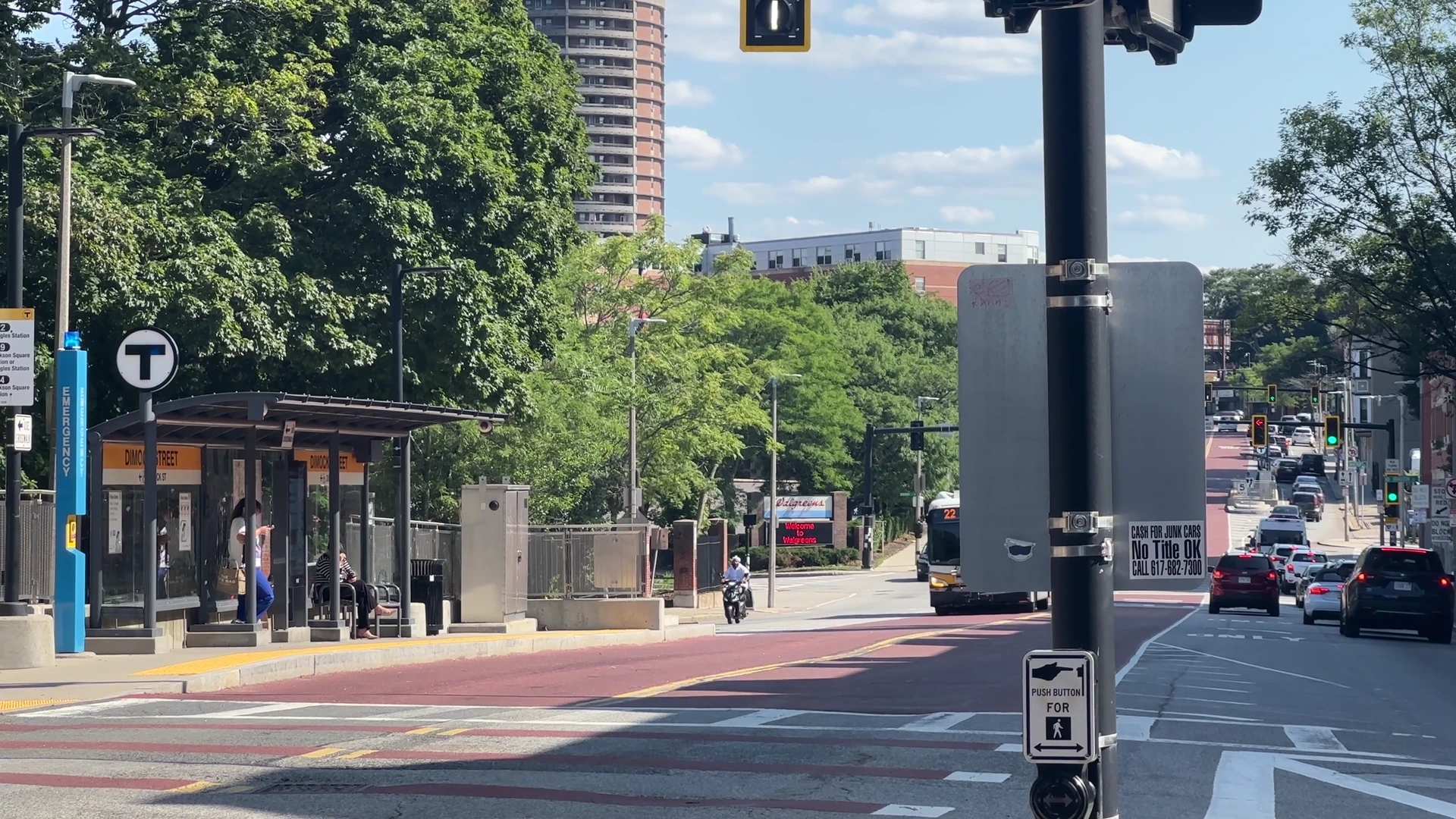 A Boston street scene